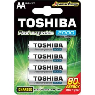ΜΠΑΤΑΡΙΕΣ TOSHIBA TNH-6GME (AA 2000MahX2) ΕΠΑΝΑΦΟΡΤΙΖΟΜΕΝΕΣ