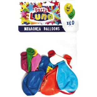 ΜΠΑΛΟΝΙΑ 10τεμ.28cm.SMILE ΦΑΚΕΛΑΚΙ