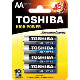 ΜΠΑΤΑΡΙΕΣ TOSHIBA 2A LR6GCP BP-4