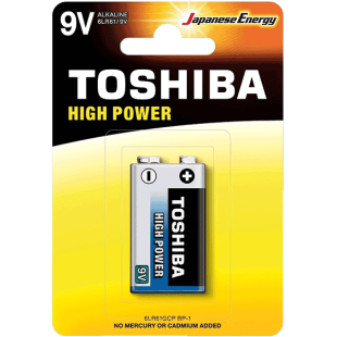 ΜΠΑΤΑΡΙΕΣ TOSHIBA 9V 6LR61GCP  BP-1