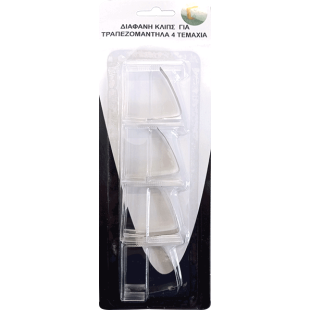 ΠΙΑΣΤΡΕΣ ΓΙΑ ΤΡΑΠΕΖ. 4ΜΑΖΙ ΙΝΟΞ