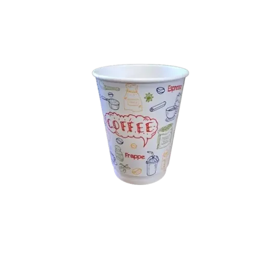 ΧΑΡΤΙΝΟ ΠΟΤΗΡΙ 8oz ΔΙΠΛΟΤ.ΣΧΕΔΙΟ 25τμΧ20