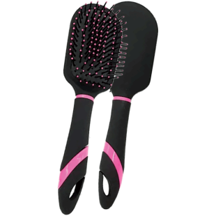 ΒΟΥΡΤΣΑ ΜΑΛΛΙΩΝ ΜΑΥΡΗ ΜΑΤ ΜΕ ΡΟΖ ΓΡΑΜΜΗ