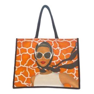 BAG ΜΕΓΑΛΗ ΠΟΡΤΟΚ.ΓΥΝΑΙΚΑ ΜΕ ΠΙΕΤΑ