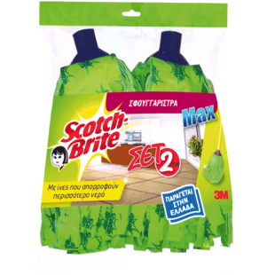 ΣΚΟΤΣ ΣΦΟΥΓ/ΣΤΡΑ ΜΑΧ ΠΡΑΣΙΝΗ σετ 2τεμ