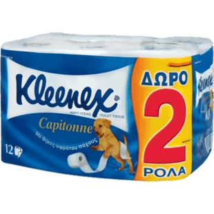 ΧΑΡΤΙ ΥΓΕΙΑΣ KLEENEX 12αρικαπιτονέ (1Χ4