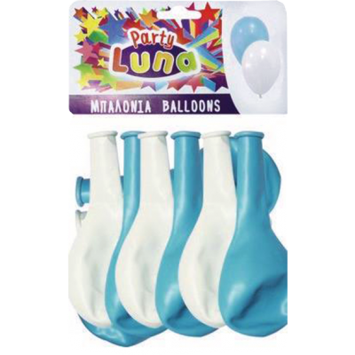 Μπαλόνια Γαλάζιο-Λευκό